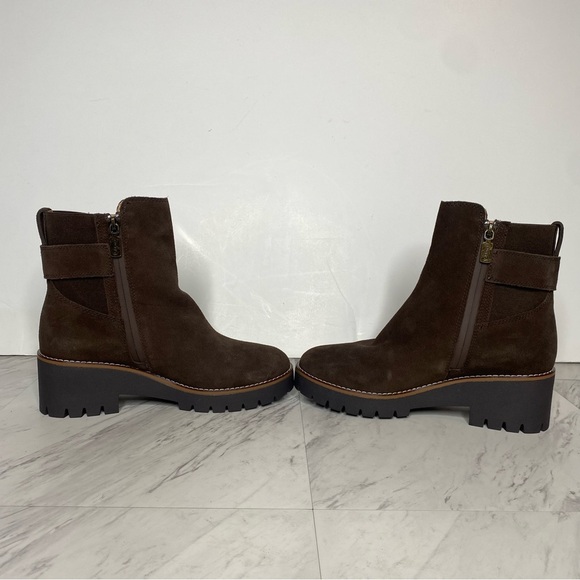 Blondo Dakota Brown Suede Buckle Boot 8M - Picture 5 of 14